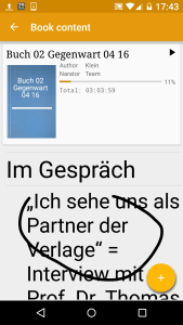 Bild: Inhaltsverzeichnis